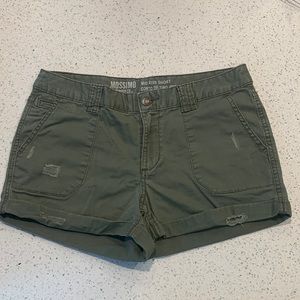 Green Mossimo shorts